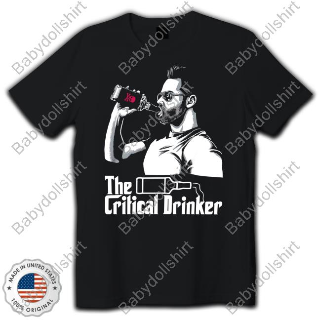 Official The Critical Drinker Godfather Drinker Tee