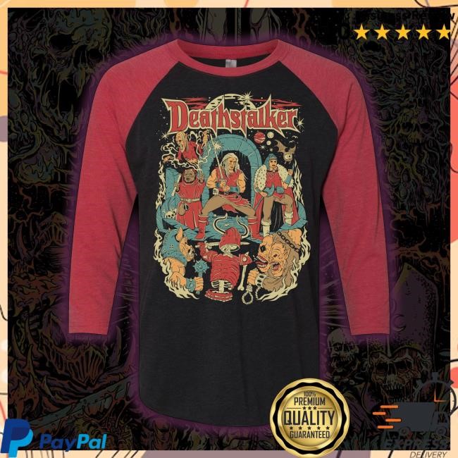 Two-Tone Creep-O-Rama Deathstalker “Sorcerers Order” Baseball Tee Design