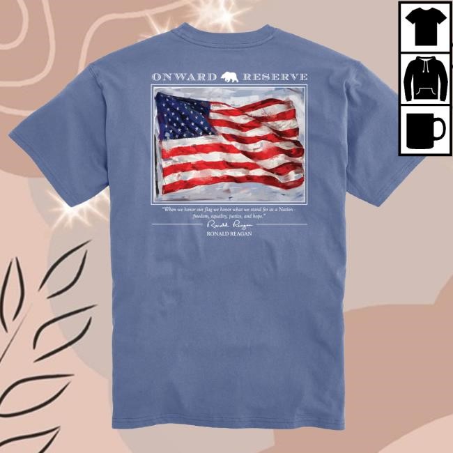 Classic USA Flag Old Glory Tee Onward Reserve Denim