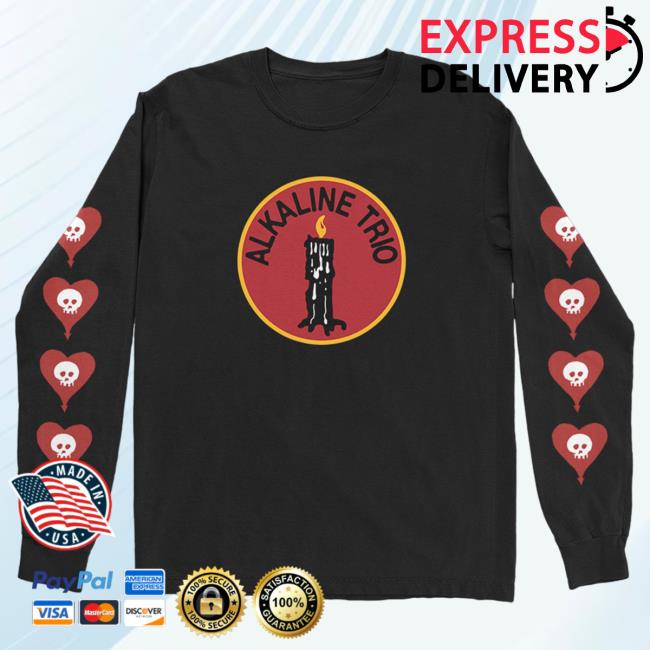 Official Kings Road Merch Store Alkaline Trio Candle Long-Sleeve (Black) AlkalineTrio Kings Road Shop
