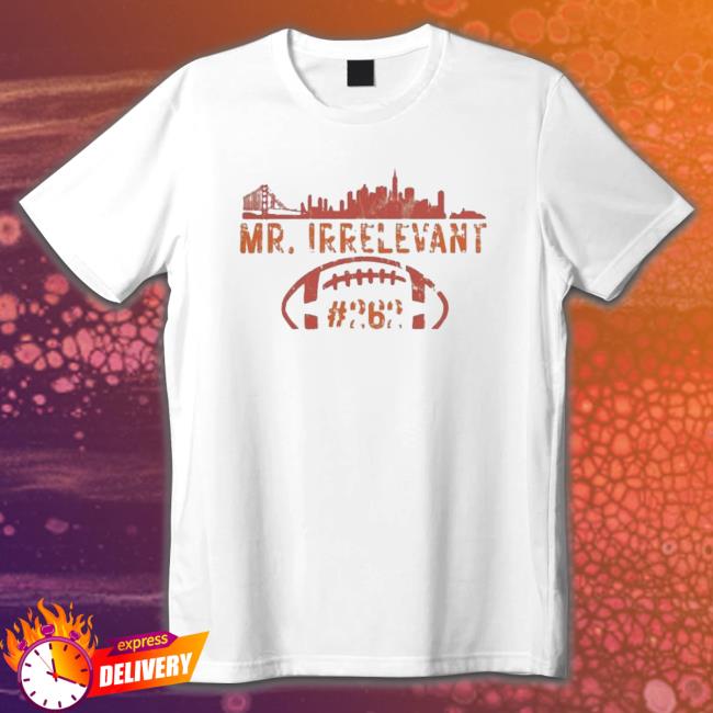 Official Mr Irrelevant San Francisco Football Vintage Long Sleeve T Shirt