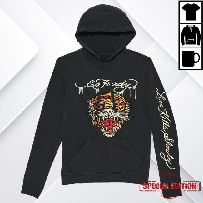 Official Ed Hardy Merch Store Rhinestone Tiger Hoodies EdHardy Apparel Clothing Shop