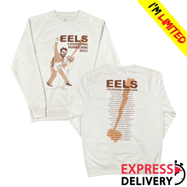 Official Hello Merch Lockdown Hurricane Tour Natural Long Sleeve T Shirt HelloMerch