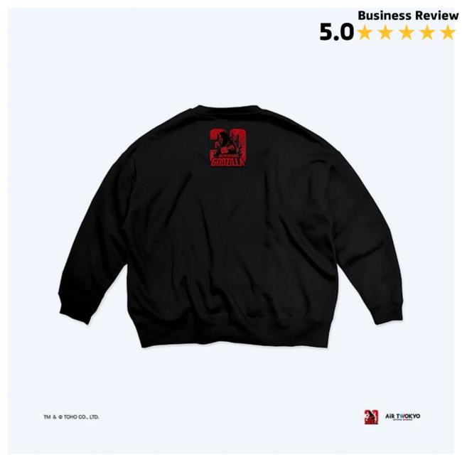 Official Godzilla Merch Store Godzilla vs. Destoroyah 30th Anniversary Scene Illustration Crewneck 1 Official Godzilla Merch Store Godzilla vs. Destoroyah 30th Anniversary Scene Illustration Sweatshirt 1