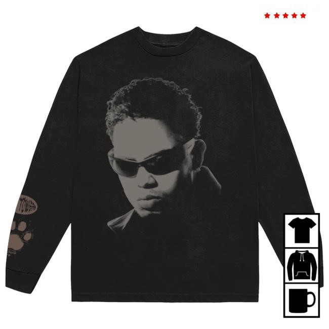 Official Myke Towers Store Shop La Pantera Paw Print Long Sleeve Shirts