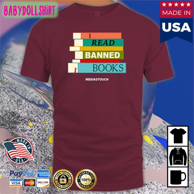 Meidastouch Merch I Read Banned Books Sweatshirt Meidastouch