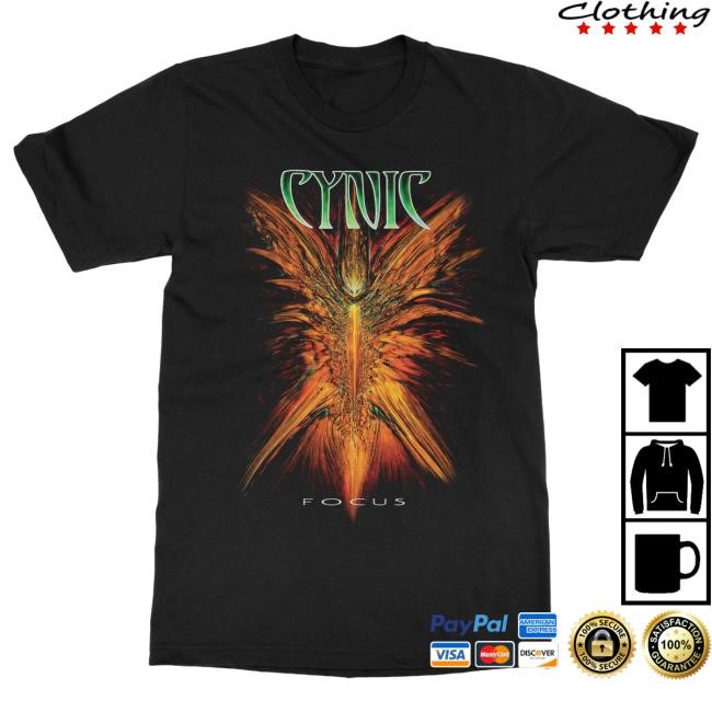 Official Indiemerchstore Cynic "Focus" Tshirt Indie Merch Store