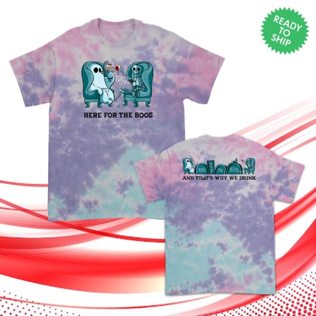 Official Atwwd Merch Here For The Boos Tee Candy Tie Dye