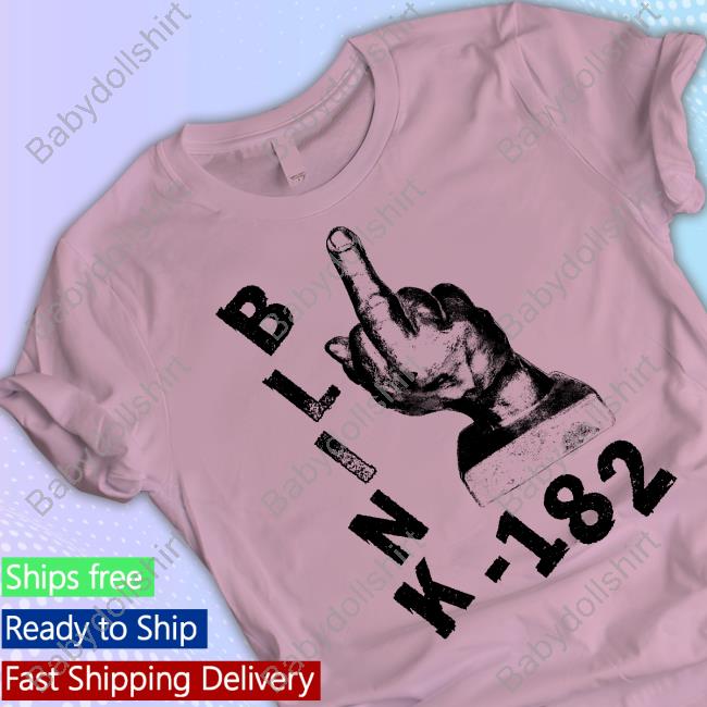 Blink 182 Middle Finger Long Sleeve Tee