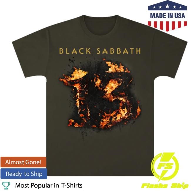Black Sabbath Official Apparel Shop Store 13 Shirt - Black Sabbath