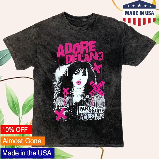 Adore Delano - Party Your World Tour Tee Shirt