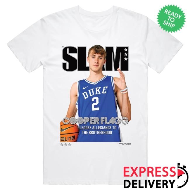 Slam Goods NCAA SLAM Cover Tee – Cooper Flagg Timeless Icon