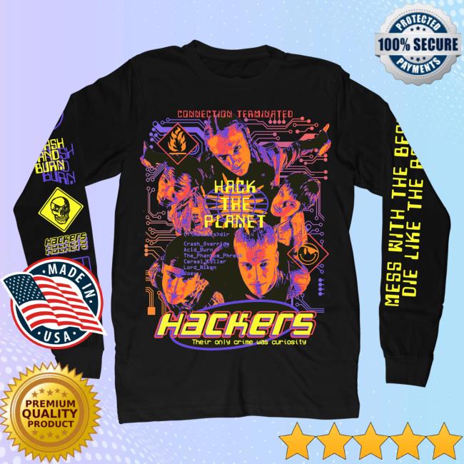 Official Studiohouse Designs Hackers Long Sleeve Tee Shirt