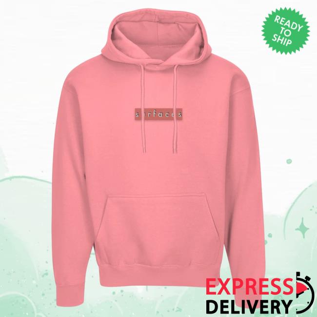Official Merch Bar Surfaces Store Monochrome Tee Red MerchBar Shop