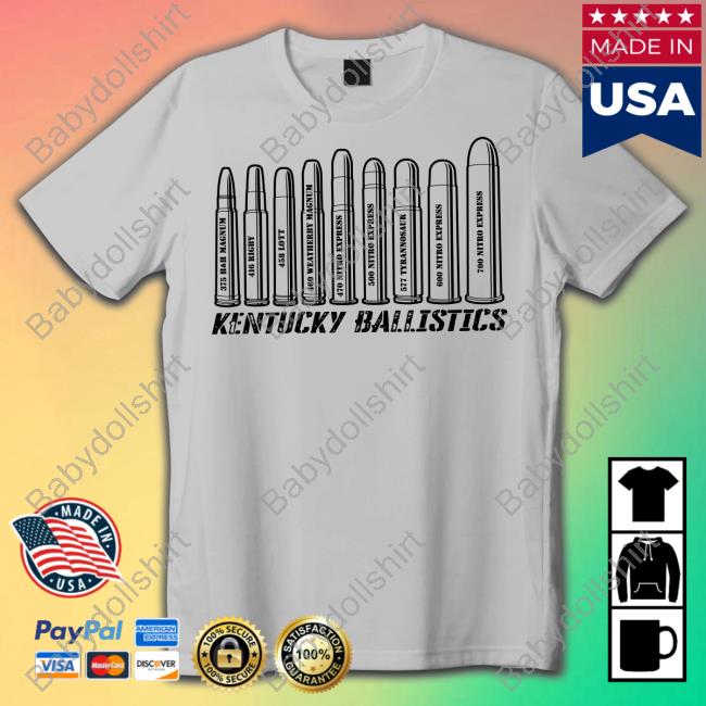 Official Kentucky Ballistics Elephant Bullets Long Sleeve Shirt