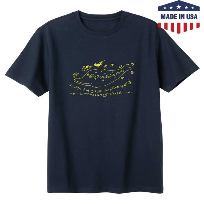 Ichiko Aoba Twinkle Whale Tees | Navy