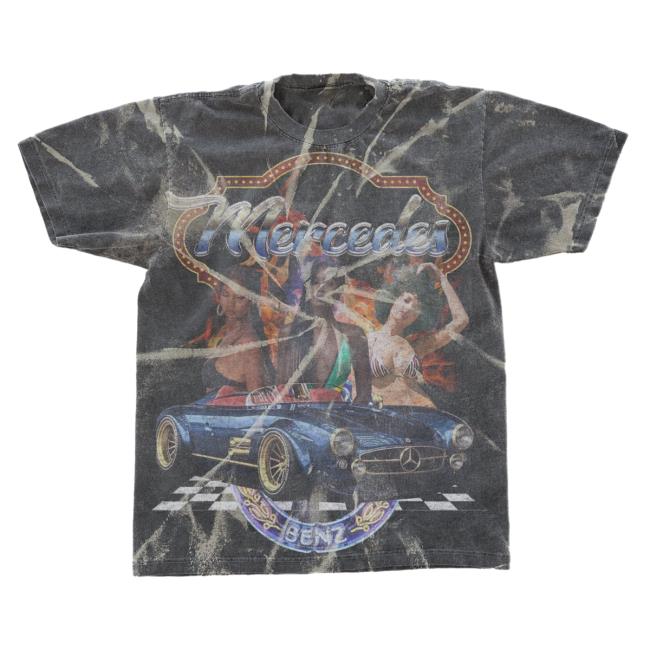 Official Teivk Clothing Shop Bleached Mercedes Exclusive Shirt