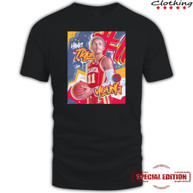 Trae Young 11 Atlanta Hawks T-Shirt
