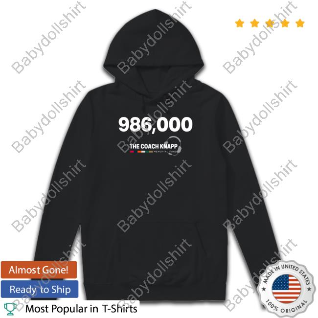986,000 The Coach Knapp Memorial Fund Shirt Black