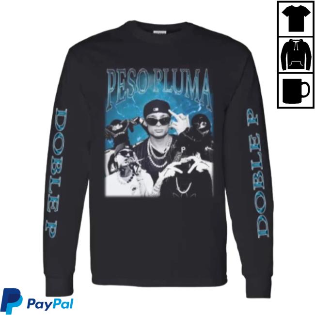 Official Peso Pluma Merch Collage Long Sleeve T Shirt