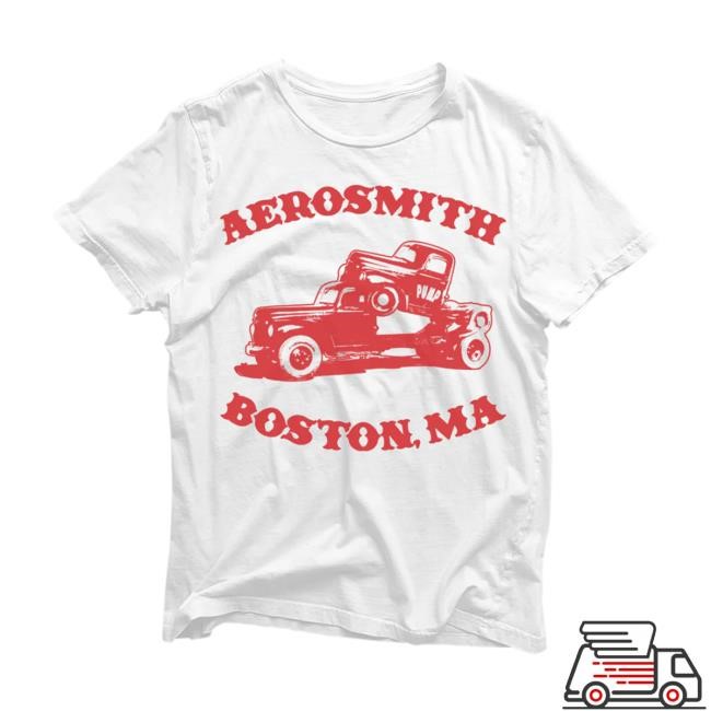 Boston, MA Pump Short Sleeve Tee - Aerosmith Official Store