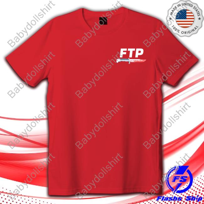 Official Fuck The Population Merch FTP Ghostface Logo Tee