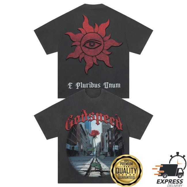 Official Godspeed New York Clothing Shop Arose Tshirt (Grey Wash)