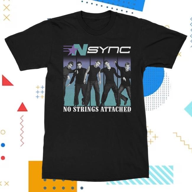Official Nsync Merch Store Bringin' Da Noise Black Pullover Sweatshirt