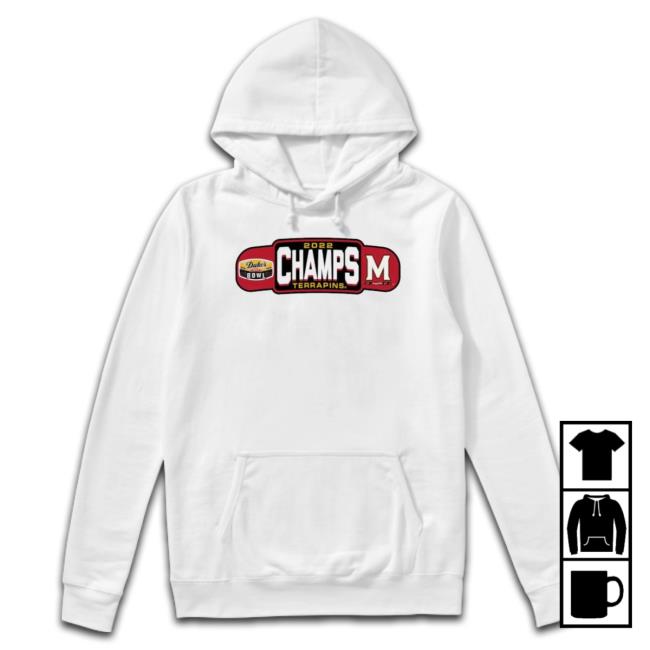 2022 Duke’s Mayo Bowl Champs Terrapins Hoodie