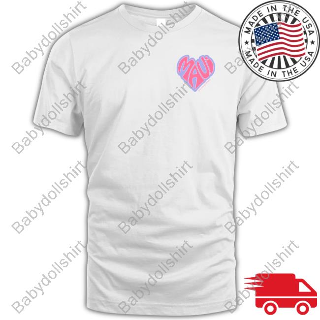 Not Enough Nelsons Maui Heart Tee Shirt