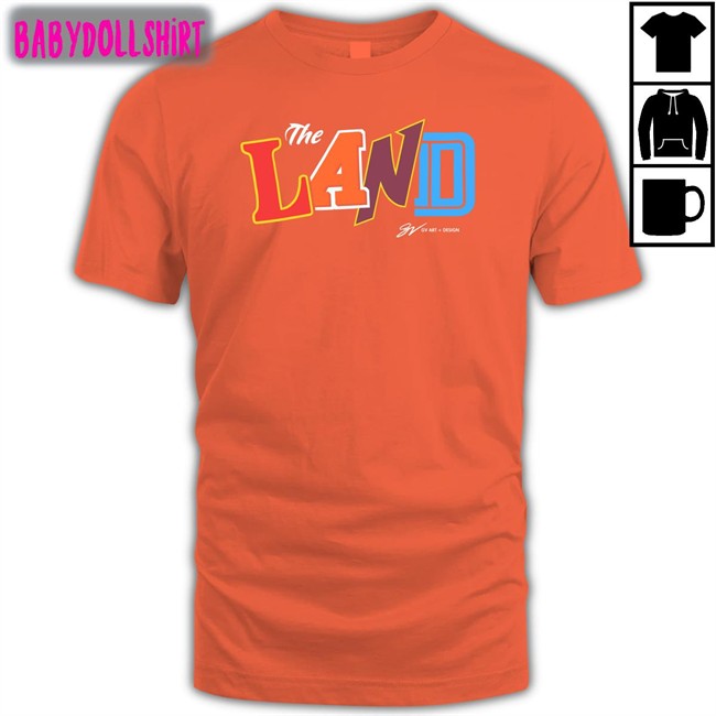 Gv Art + Apparel Shop Cleveland Basketball All Eras The Land T Shirt GVartwork