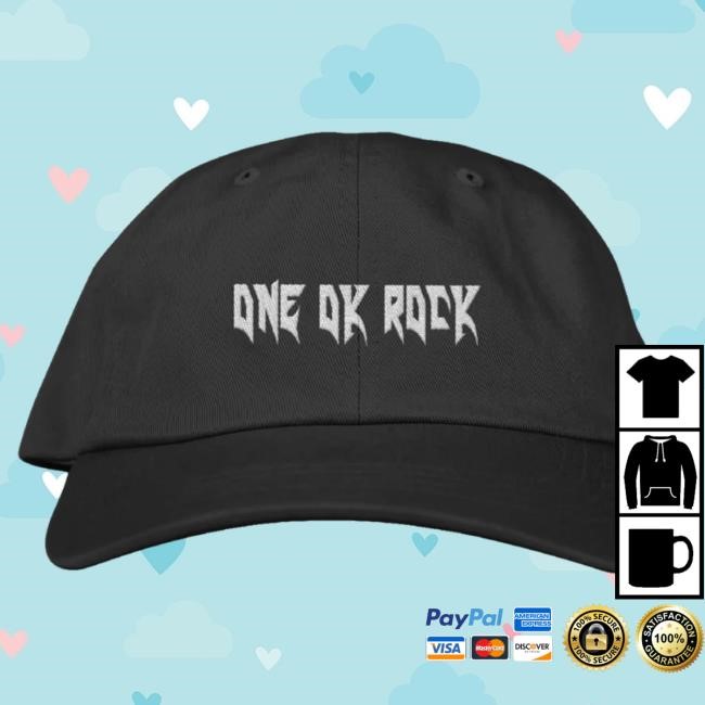 Official One Ok Rock One Ok Rock Logo Dad Hat Official One Ok Rock One Ok Rock Logo Dad Cap