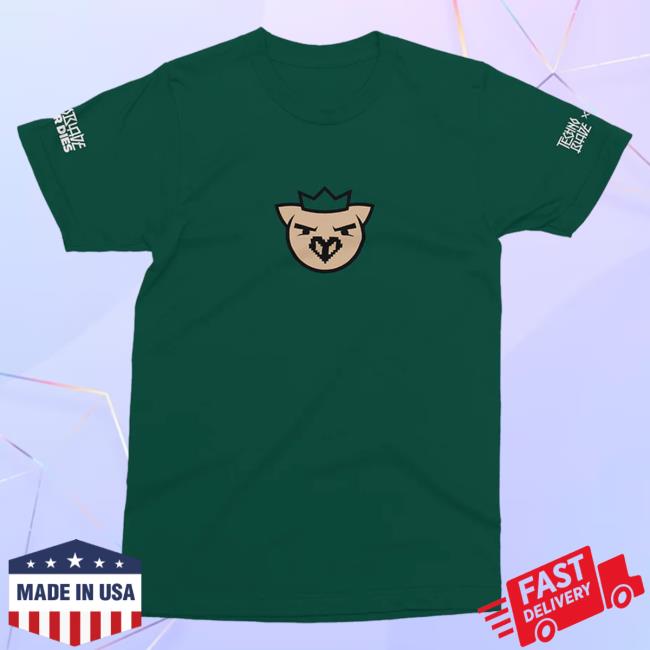 Official Technoblade Merch Store Shop Tchnoblade X Ph1lza Never Dies Agro Ph1lza Collaboration Tee Shirt Green
