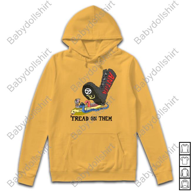 Antifa Tread On Them Long Sleeve T Shirt Themperor Kennedy