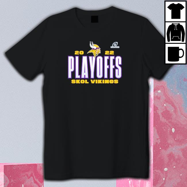 Official Playoffs 2022 Skol Vikings Tee Shirts