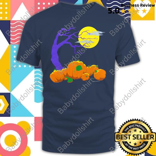 Official Vintage 90s Halloween Jack O’ Lantern Cartoon Shirt Pumpkin Trick Or Treat