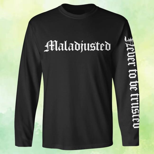 Mporium Maladjusted L/S Tee Black Official Morrissey Merch Store Shop