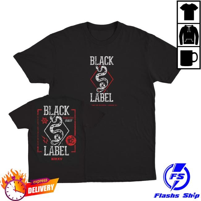 Black Label - Snakewine - Black Shirt KT8 Merch Shop