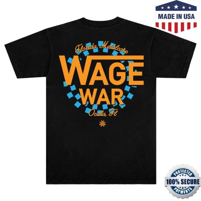 Wage War Metalcore Chex Shirts (Black)