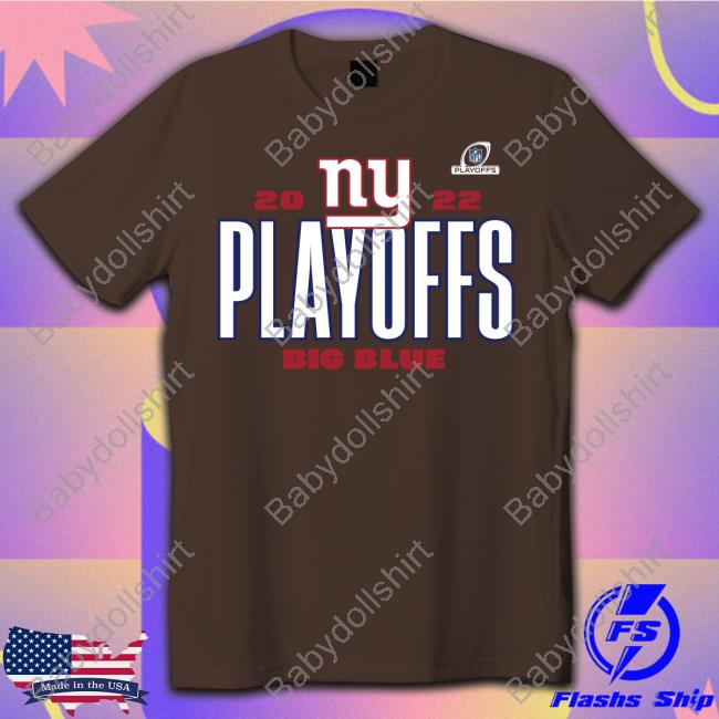 Official New York Giants Playoffs 2022 Big Blue Shirts