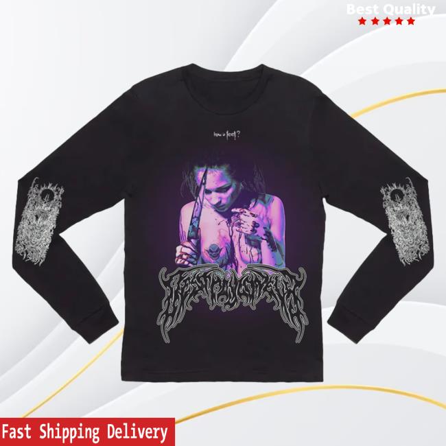 Official Destroy Lonely Merch Store Destroy Lonely How U Feel Long Sleeve Tee Shirt Destroy Lonely Clothing Shop DestroyLonely
