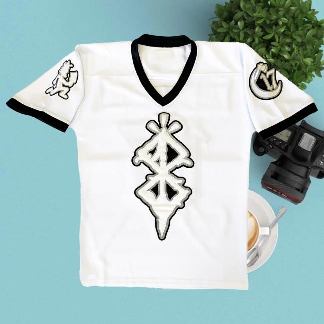 Official Chapter 17 Records Store Ouija Macc DARCC PLANET - Football Jersey - White Shirt