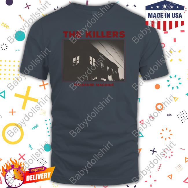 The Killers Music Merch Pressure Machine Photo T-Shirt