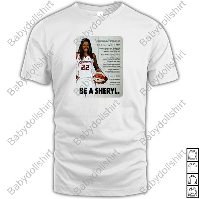 Official Angel Reese Sheryl Swoopes Be A Sheryl Hot Shirt Janaé Sims