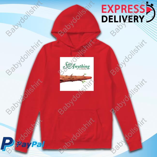 Official Say Anything Merch Say Anything Is A Real Boy Tee