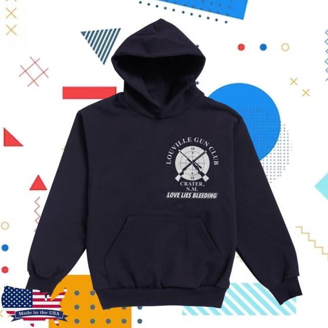 A24 Official Shop Merch Online Ceramics X Love Lies Bleeding Train At Your Own Risk Swearter Hoodie