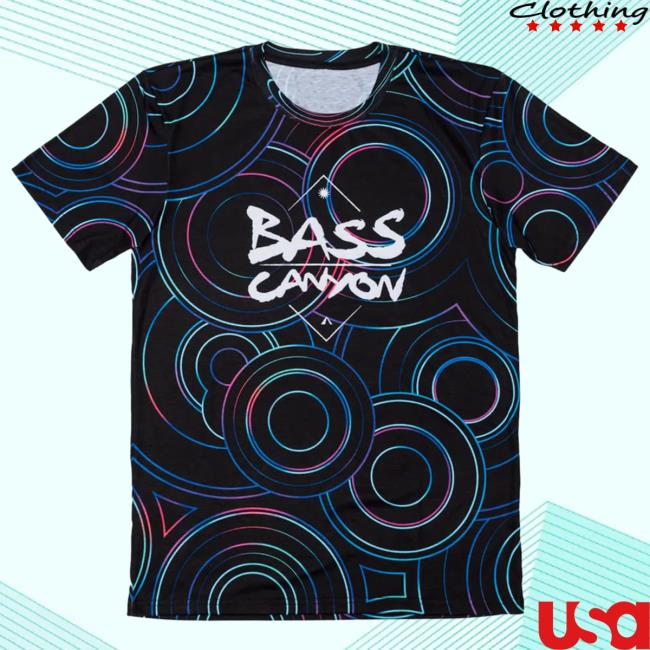 Official Excision Merch Bass Canyon Planets Shirts Rainbow