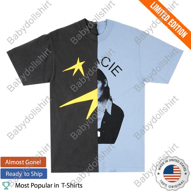 Official Gracie Abrams Merch Store Star Upcycled Split Shirt New II Gracieabrams Shop