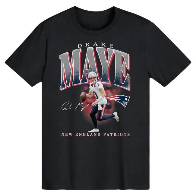 New England Patriots NFL Football NFL Drake Maye Hype Tee
