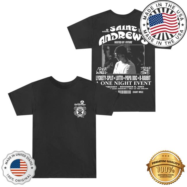 Official Eminem Merch St. Andrews Event T-Shirt